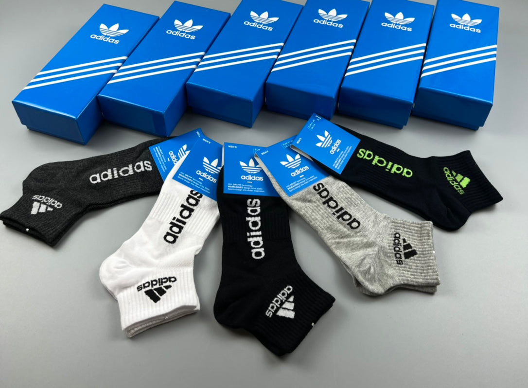 Adidas Cotton Breathable Socks – 5-Pair Pack