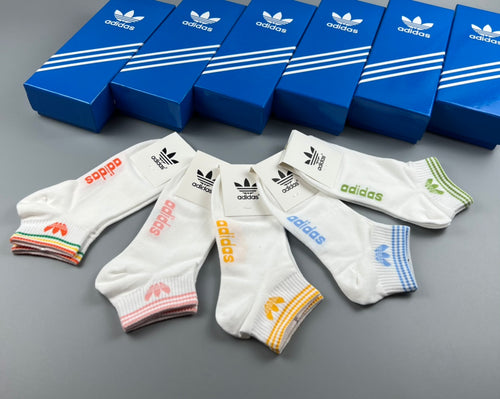 Adidas Cotton Breathable Socks – 5-Pair Pack