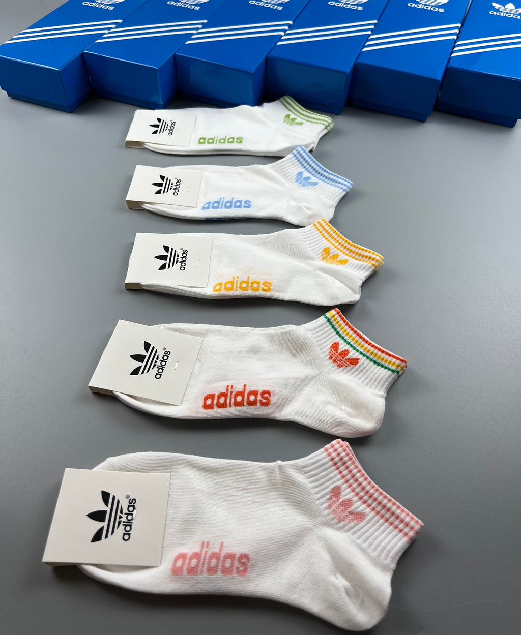 Adidas Cotton Breathable Socks – 5-Pair Pack