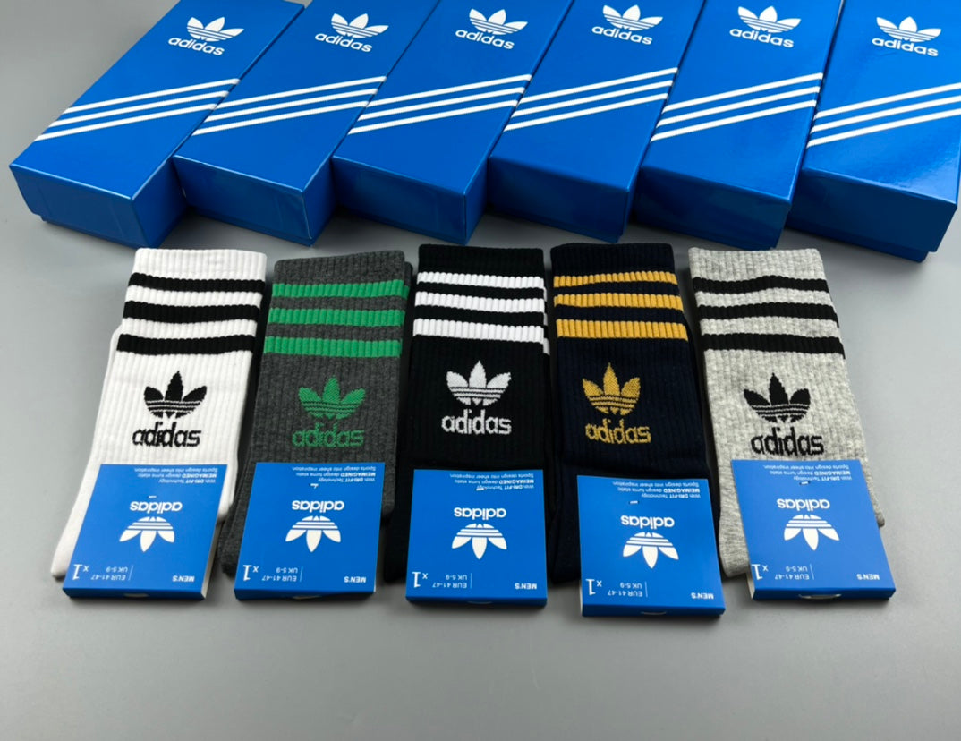 Adidas Cotton Men's Boxer Briefs - 5-Piece Box