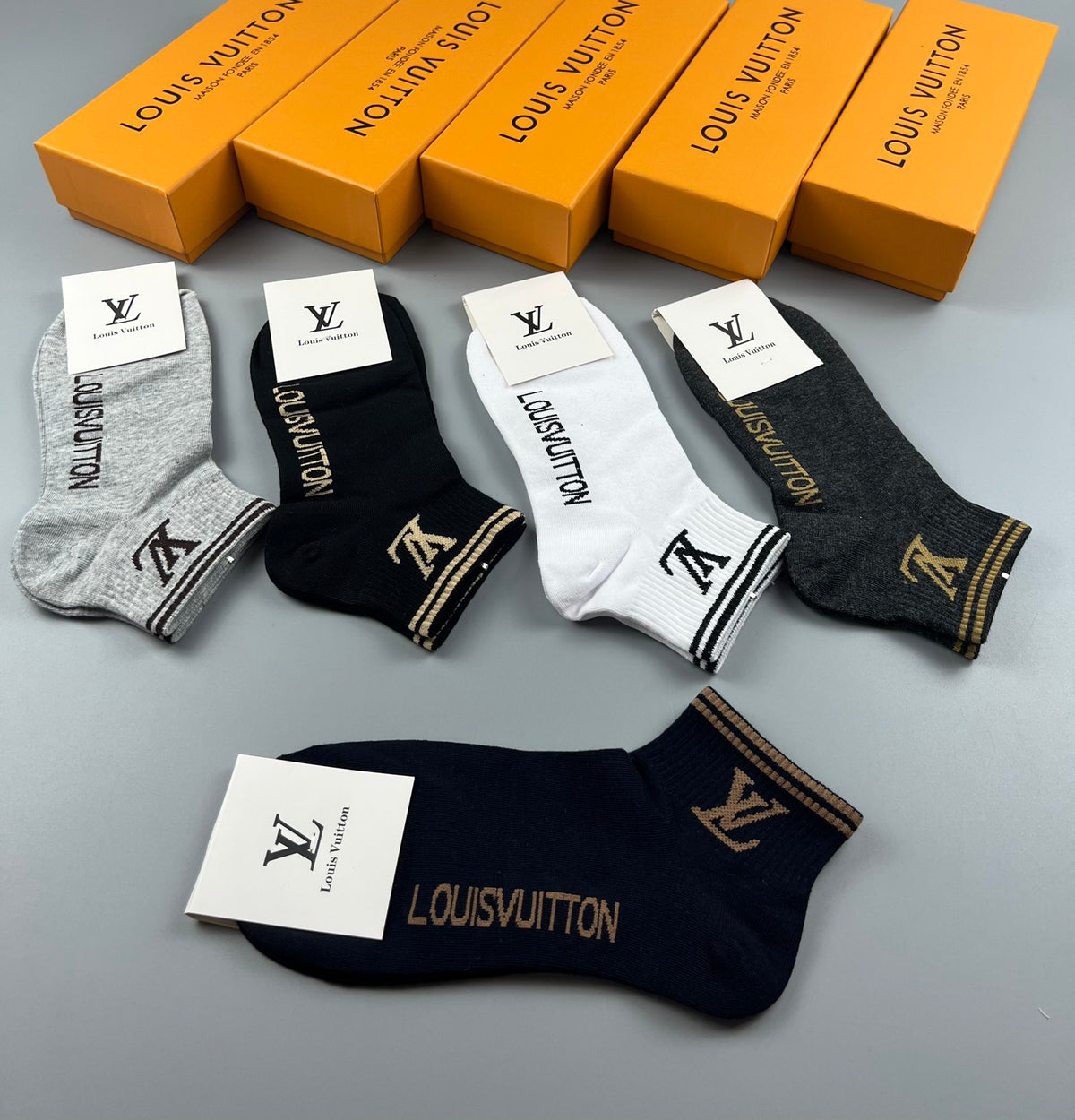 Unbranded No-Show Socks - 5-Pair Set