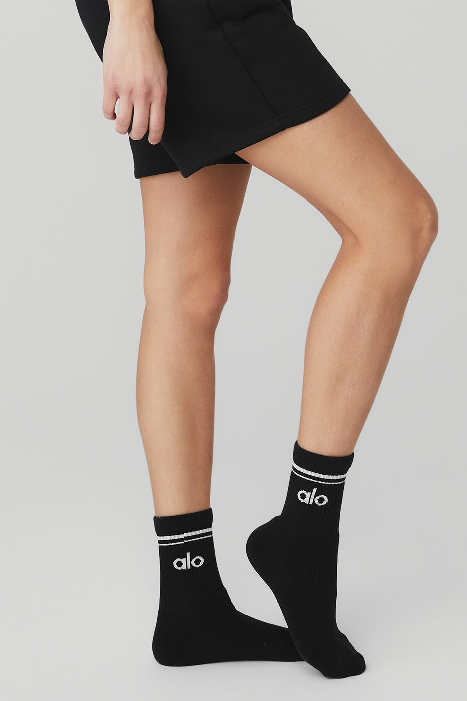 Alo Clean Wordmarks Crew Socks - 5-Pair Set
