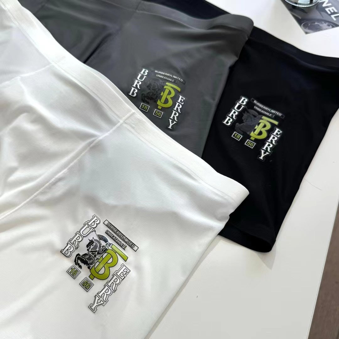 Burberry Graphic Details Men's Boxer Briefs - 3-Piece Box