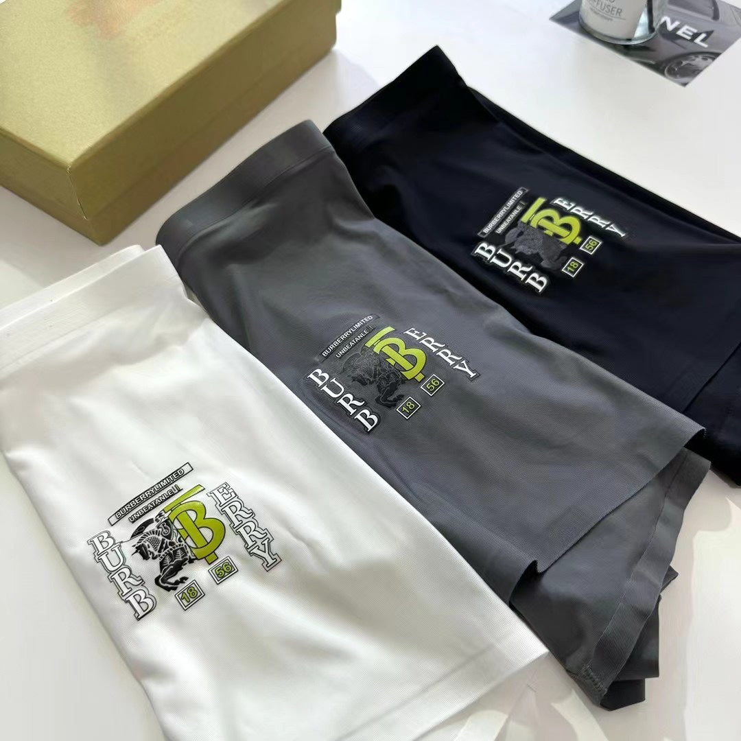 Burberry Graphic Details Men's Boxer Briefs - 3-Piece Box