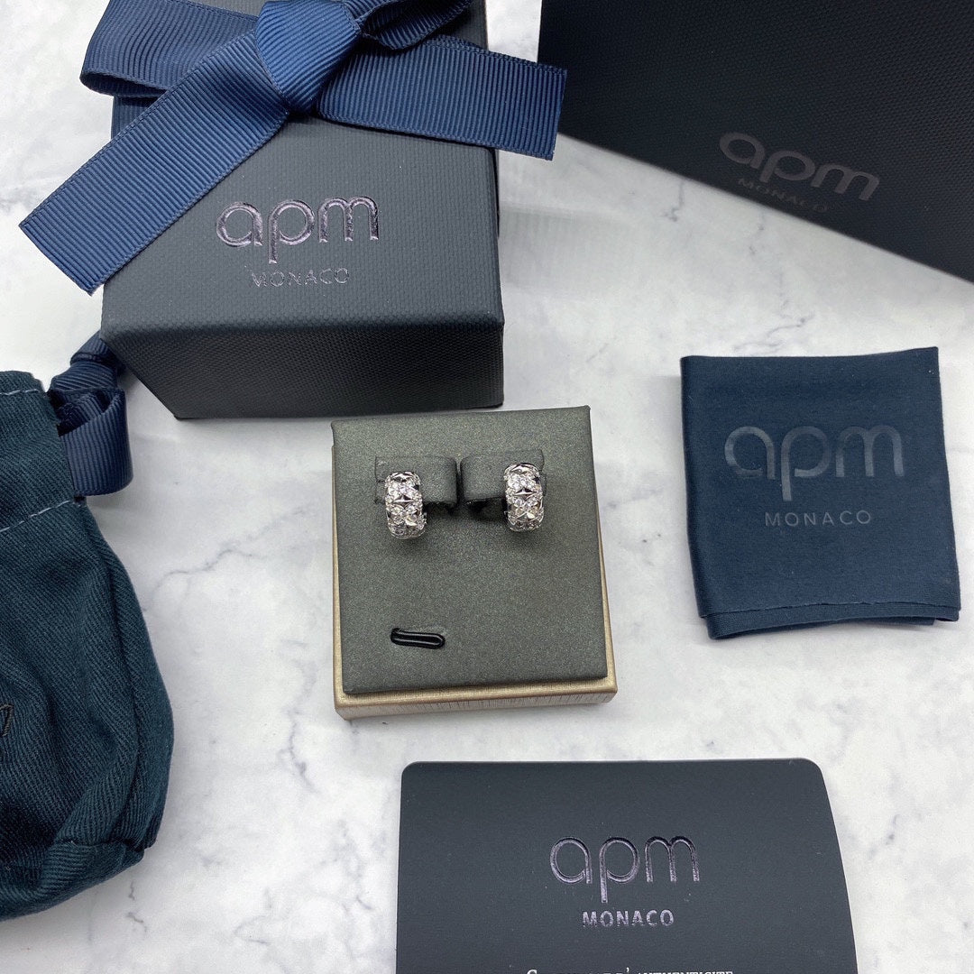 Spike Hoop Earrings in Silver-Tone main product view