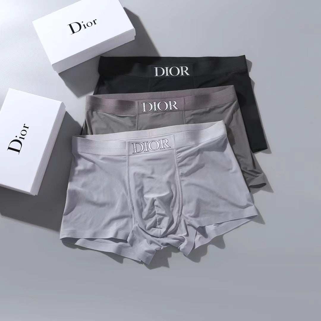 Dior Ice-Silk Short Socks - 3-Pair Pack