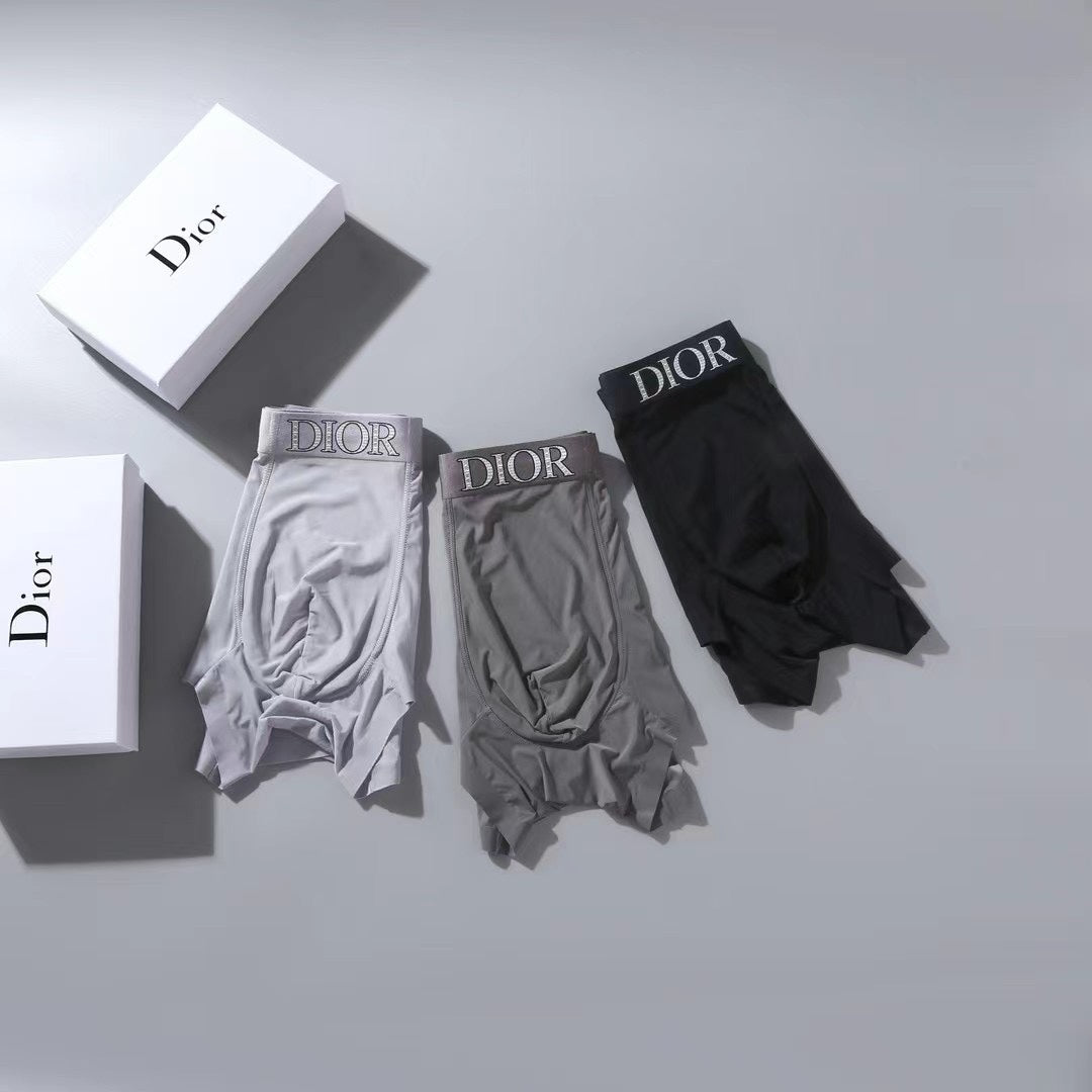 Dior Ice-Silk Short Socks - 3-Pair Pack
