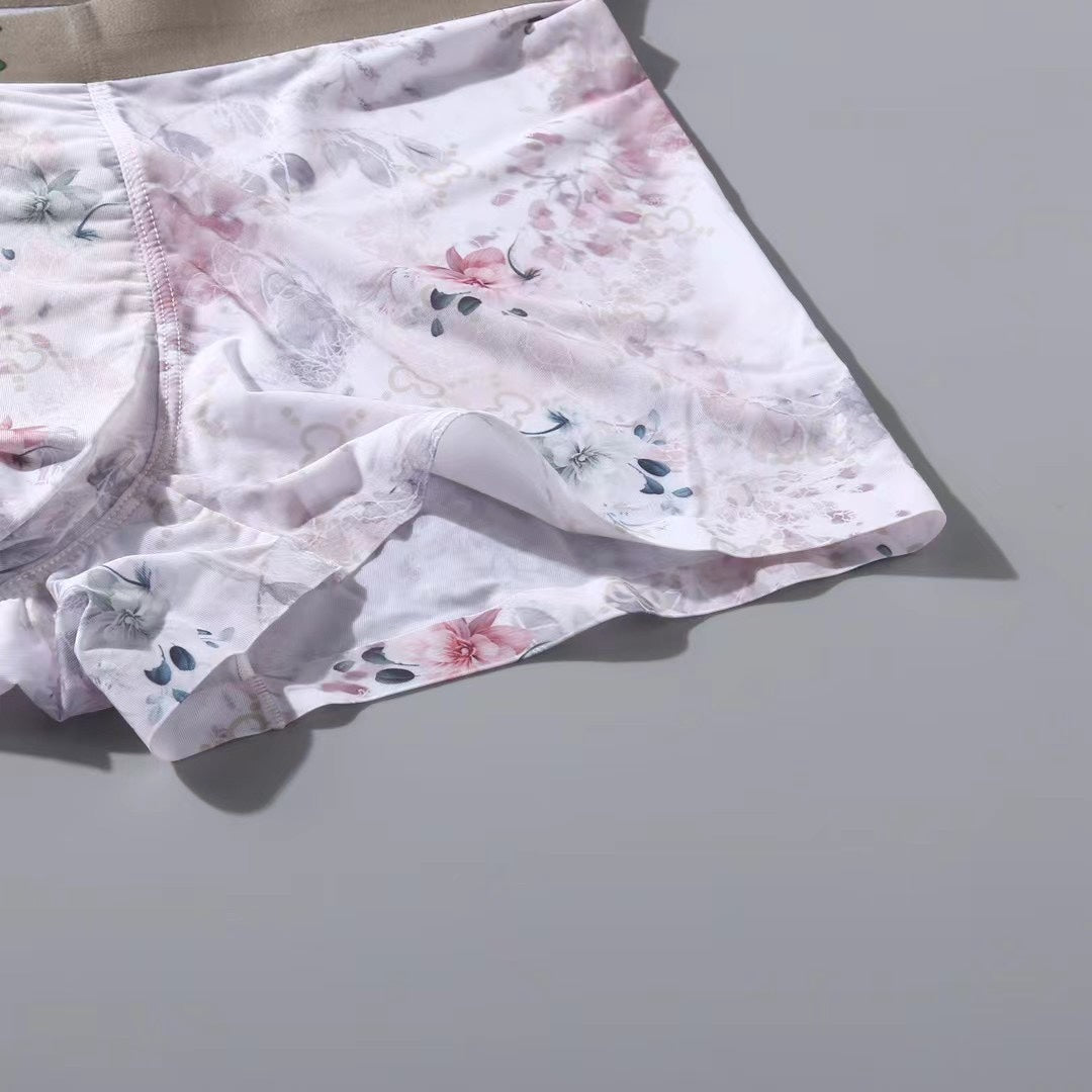 Gucci Blue And Red Graphic Prints Men's Boxer Briefs - 3-Piece Box