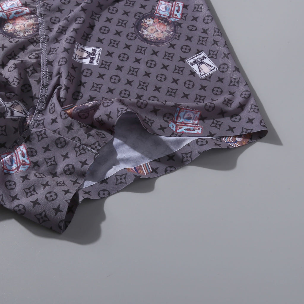 Louis Vuitton Colourful Floral-Style Prints Men's Boxer Briefs - 3-Piece Box