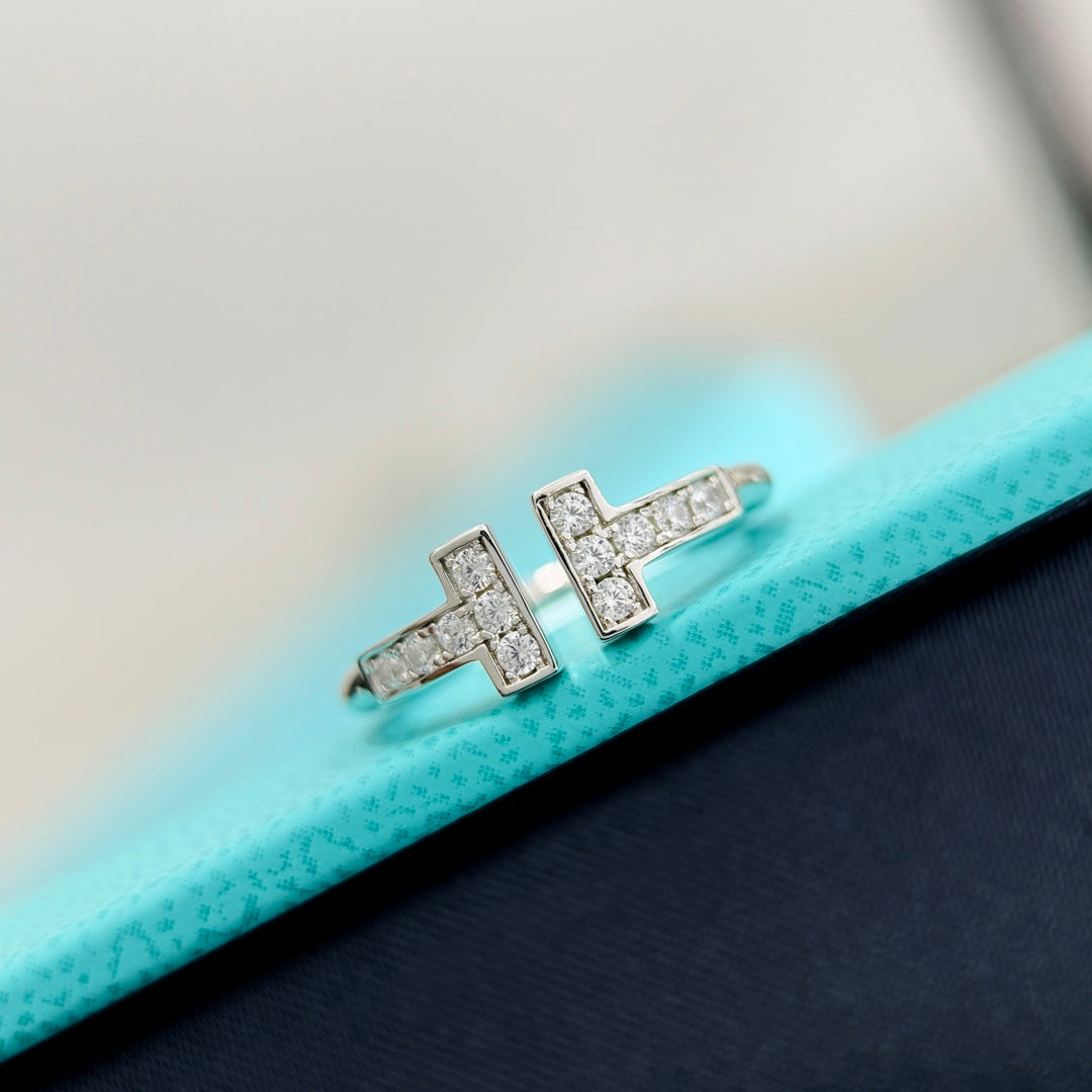 Signature Motif Statement Ring in Polished Metal-Tone – Design 02 styled product view