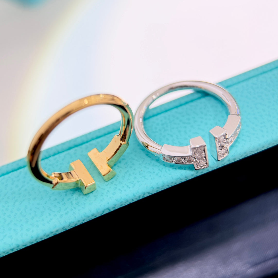 Signature Motif Statement Ring in Polished Metal-Tone – Design 02 side detail