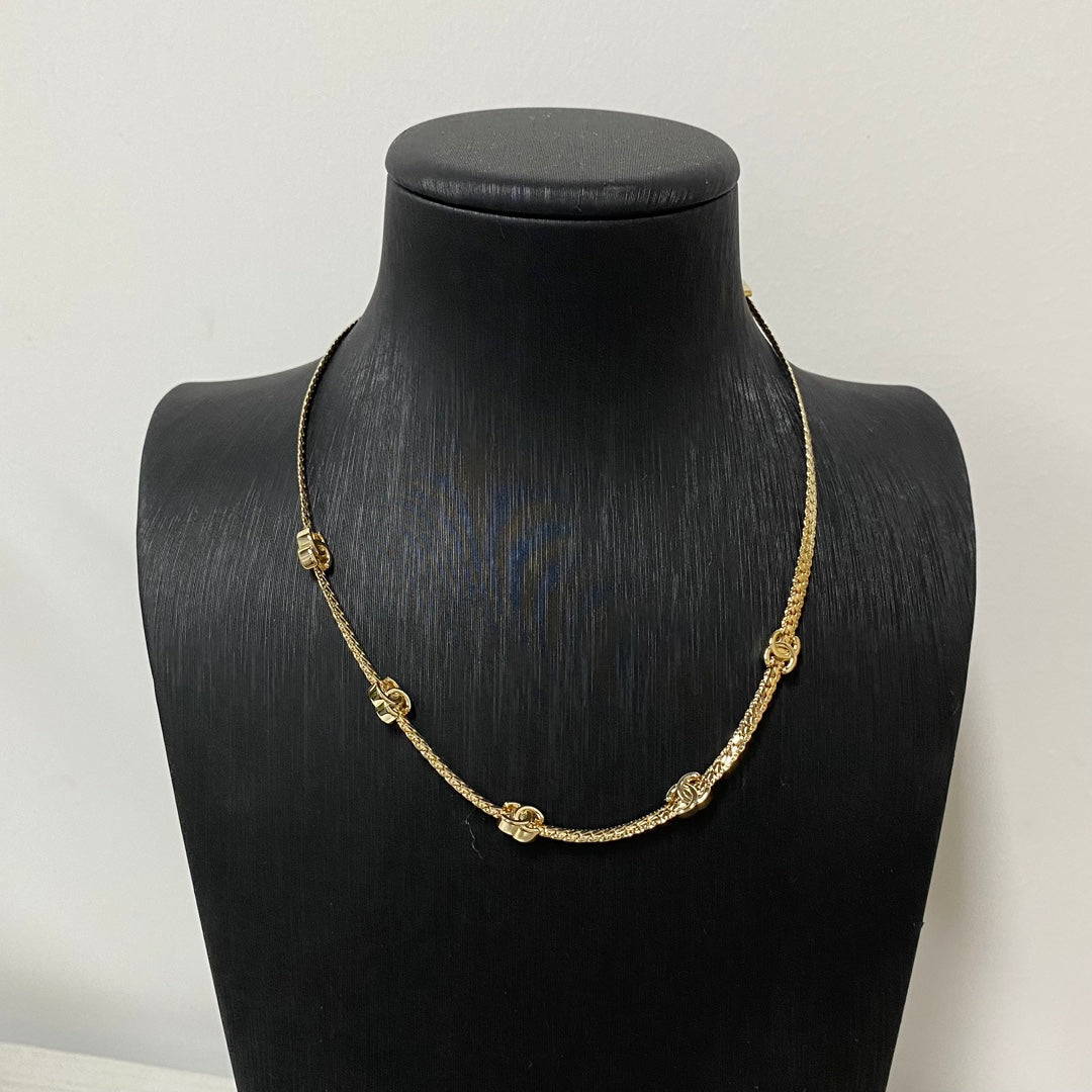 Signature Emblem Jewelry Accessory in Gold-Tone – Design 002 front product view