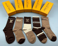 Louis Vuitton Cotton Crew Socks - 5-Pair Pack