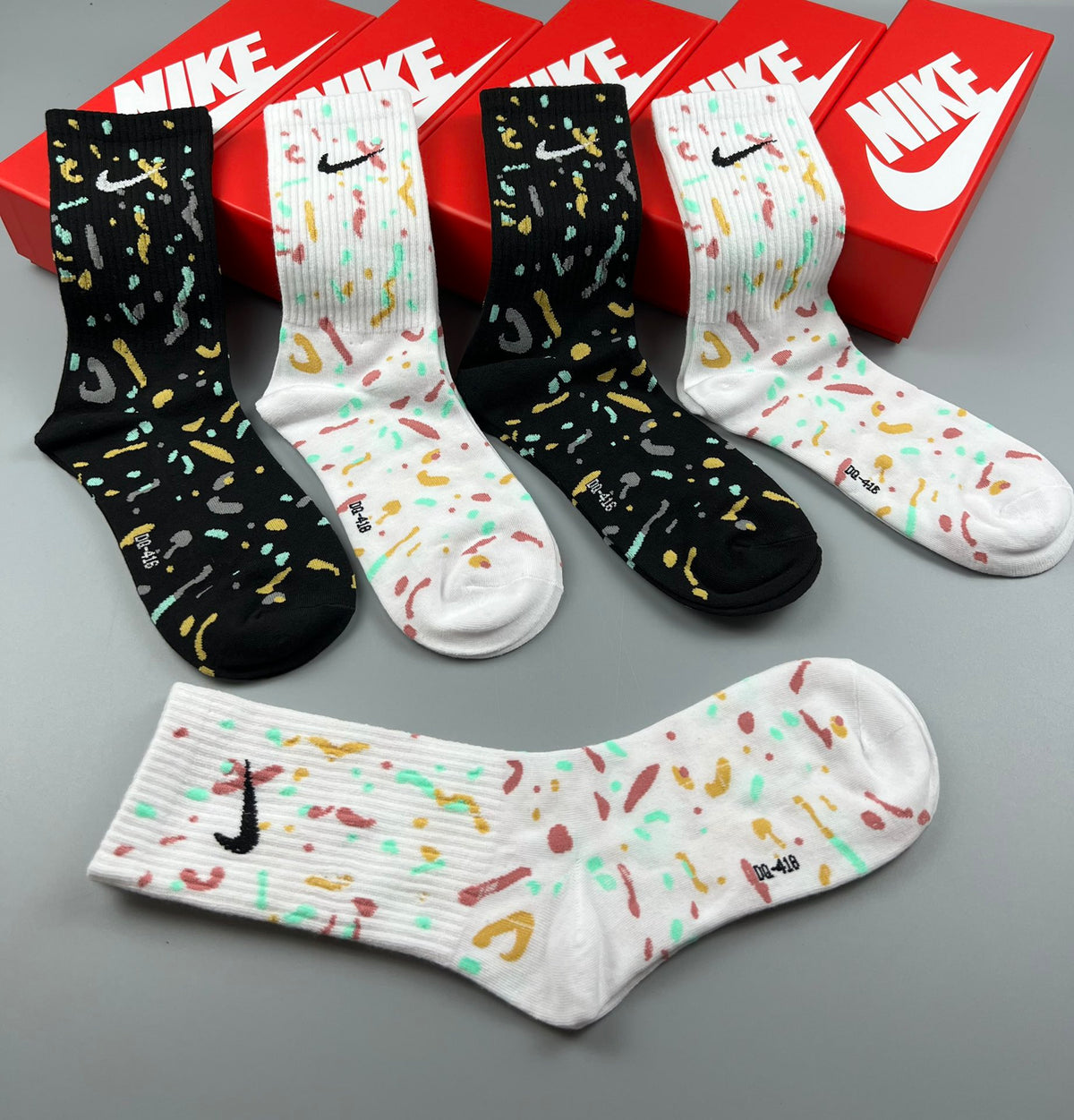 Nike Paint-Splash Crew Socks - Assorted Set