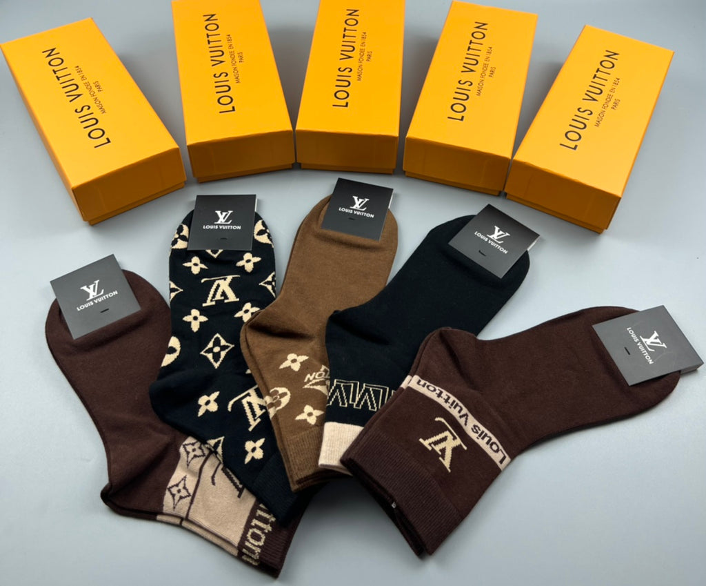 Louis Vuitton Crew Socks - 5-Pair Pack