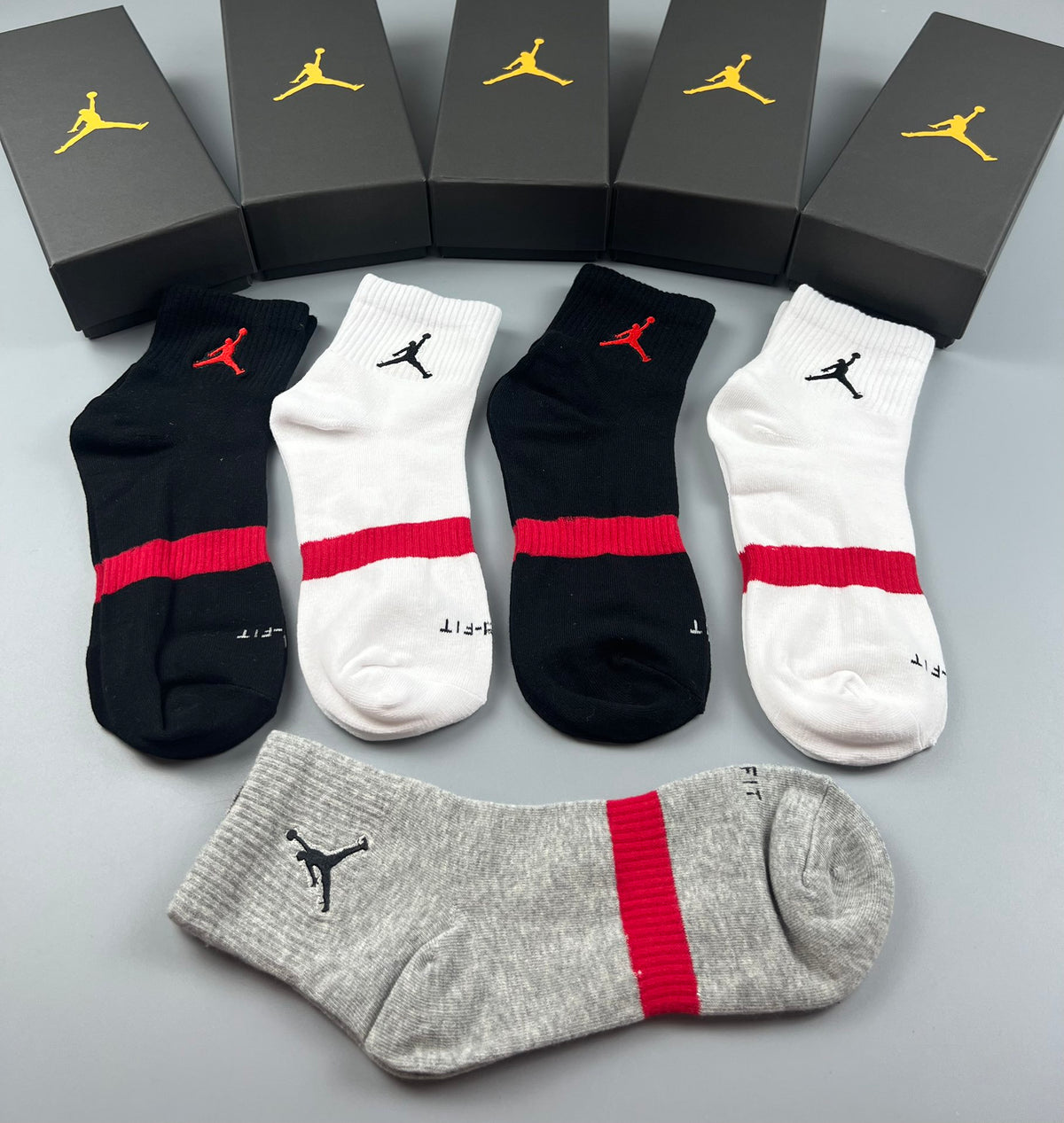 Jordan Cotton Men's Boxer Briefs - 5-Piece Box