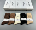 Celine Cotton Crew Socks - 5-Pair Pack