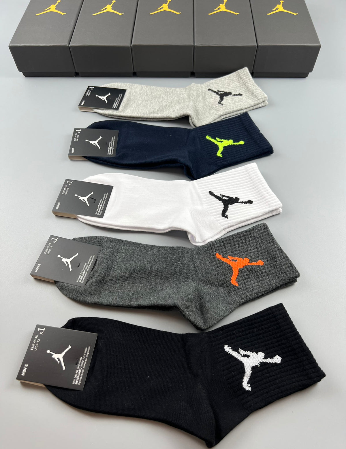 Jordan Cotton Men's Boxer Briefs - 5-Piece Box