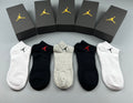 Jordan Restrained Jumpman Details Ankle Socks - 5-Pair Set
