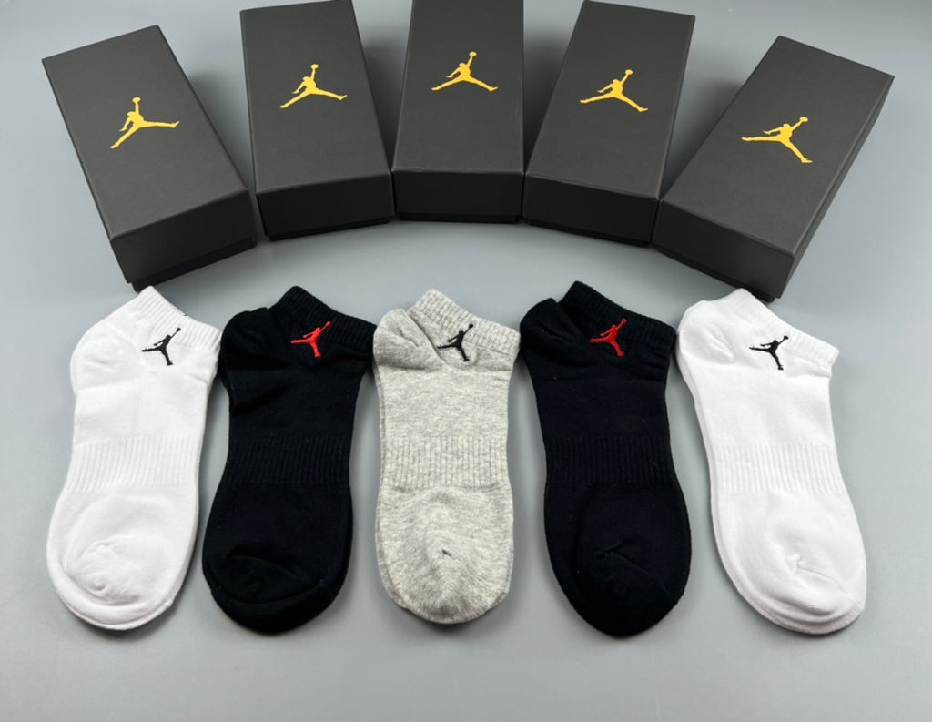 Jordan Cotton Crew Socks - 5-Pair Pack