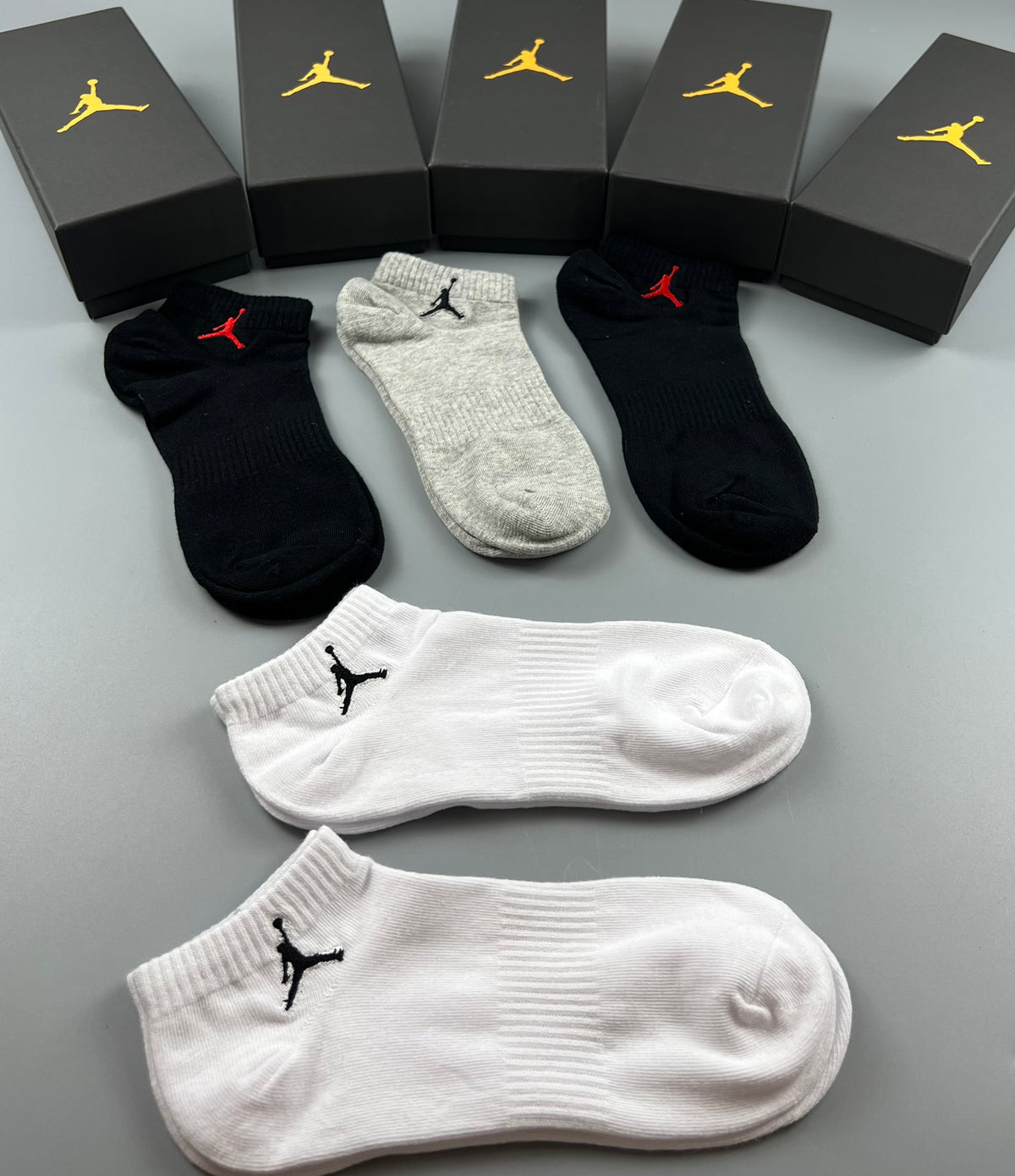 Jordan Cotton Crew Socks - 5-Pair Pack