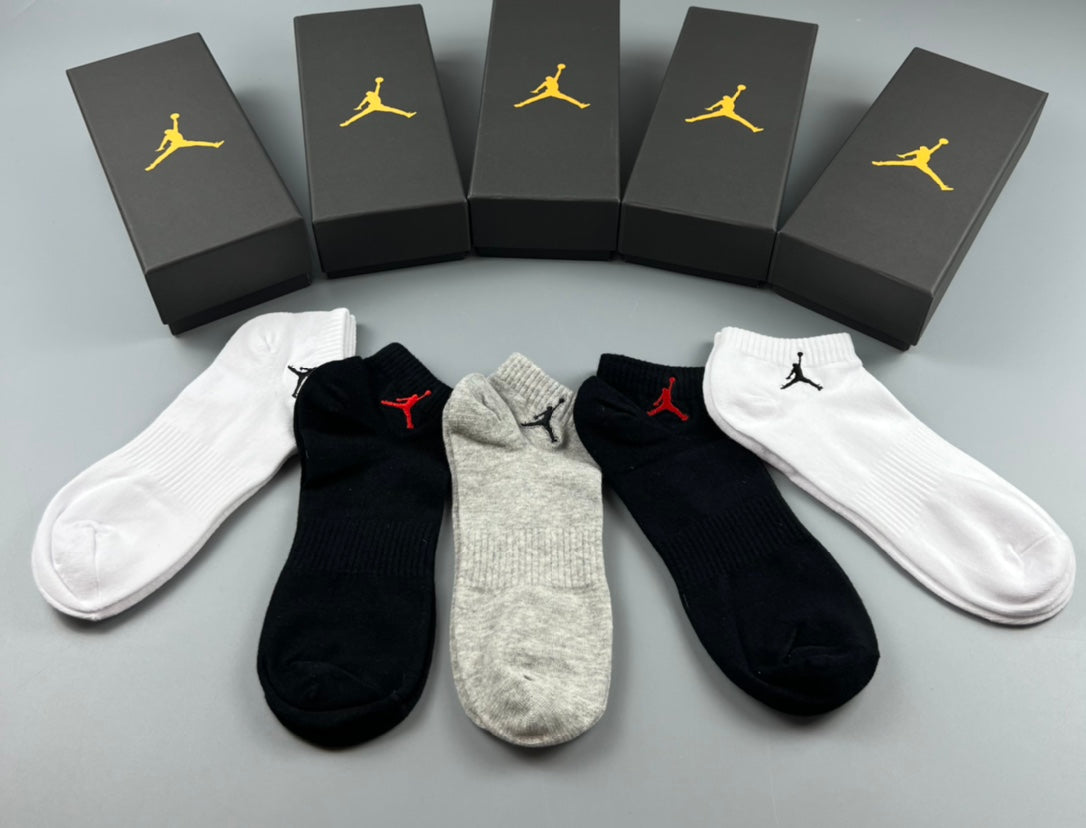 Jordan Cotton Crew Socks - 5-Pair Pack