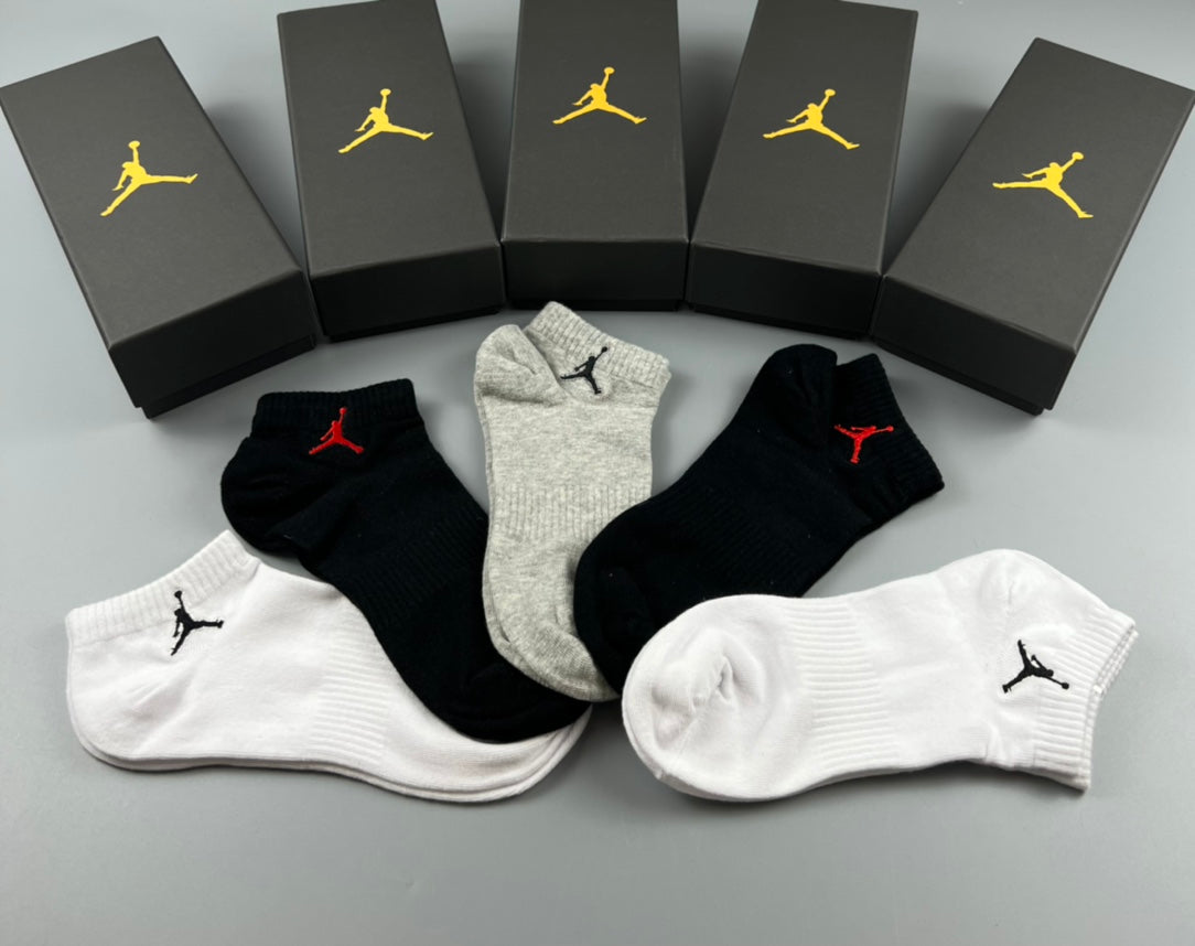 Jordan Cotton Crew Socks - 5-Pair Pack