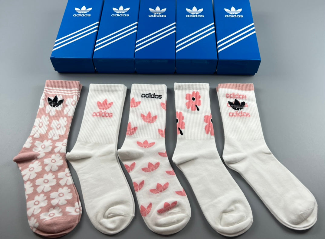 Adidas Cotton Men's Boxer Briefs - 5-Piece Box