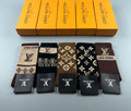 Louis Vuitton Varied Monogram-Style Motifs Crew Socks - 5-Pair Set