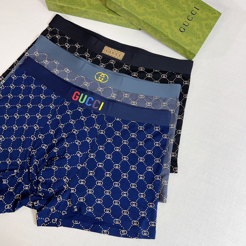 Gucci Men's Boxer Briefs - 3-Piece Box