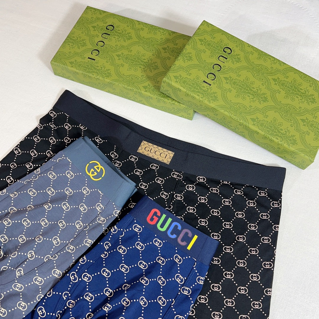 Gucci Men's Boxer Briefs - 3-Piece Box