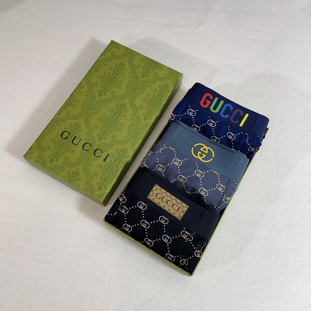 Gucci Men's Boxer Briefs - 3-Piece Box