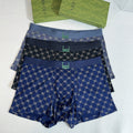 Gucci Repeating Monogram-Style Patterns Men's Boxer Briefs - 3-Piece Box