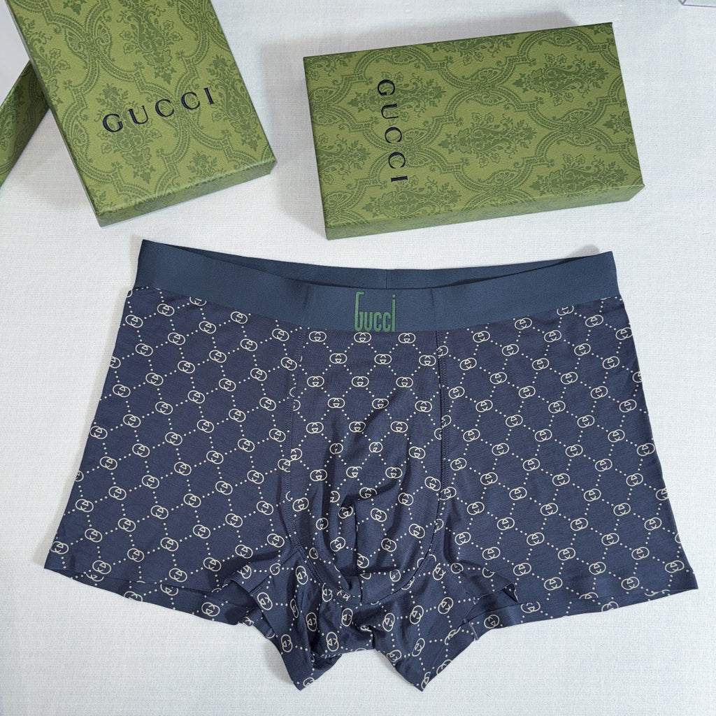 Gucci Repeating Monogram-Style Patterns Men's Boxer Briefs - 3-Piece Box