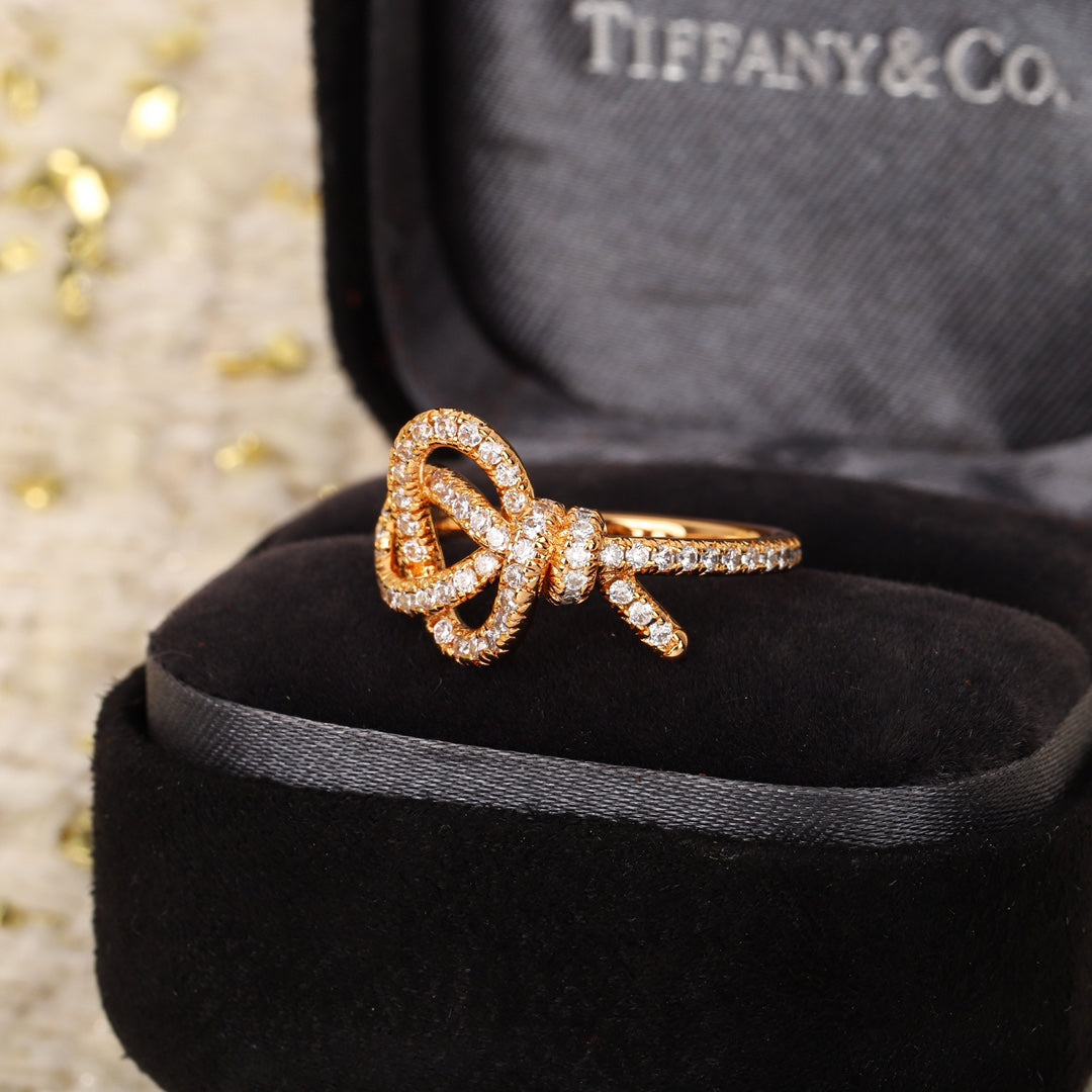 Key Statement Ring in Gold-Tone side detail