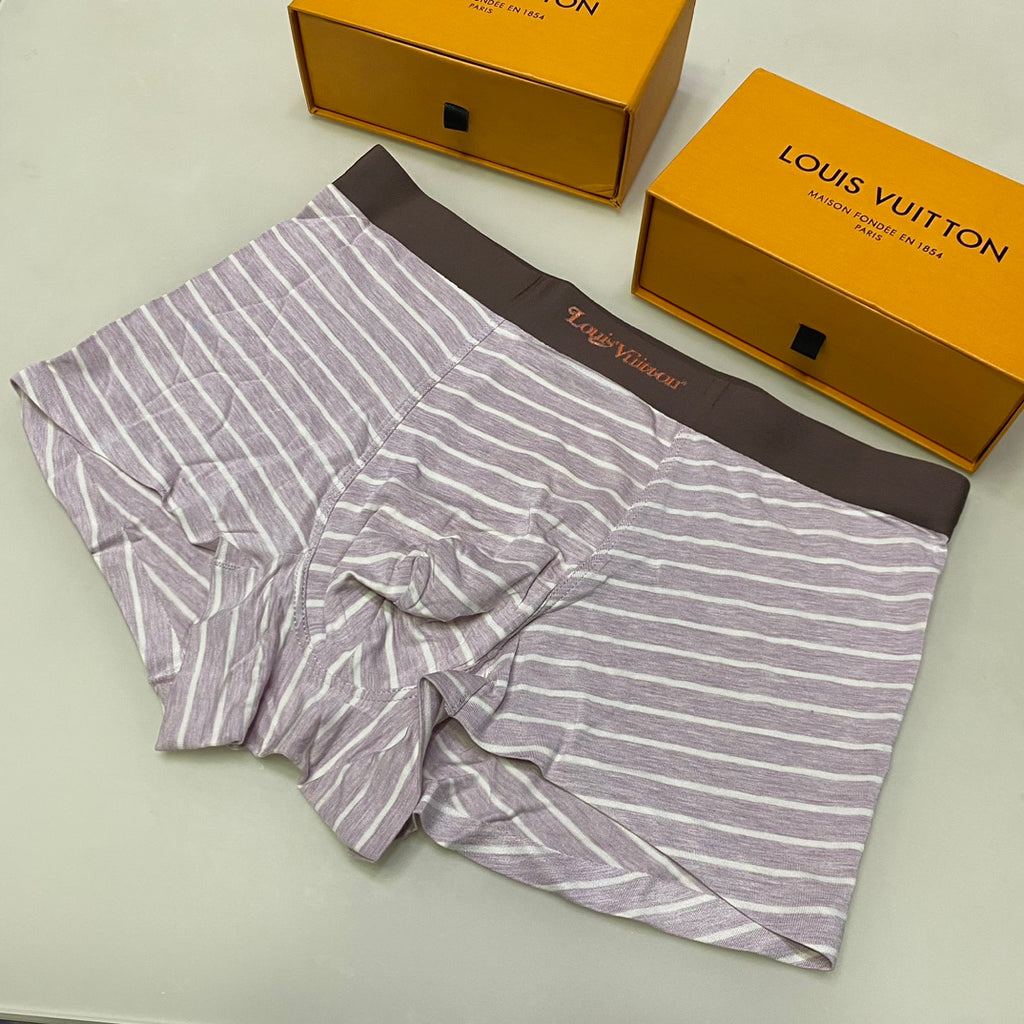 Louis Vuitton Modal Striped Men's Underwear - 3-Piece Box
