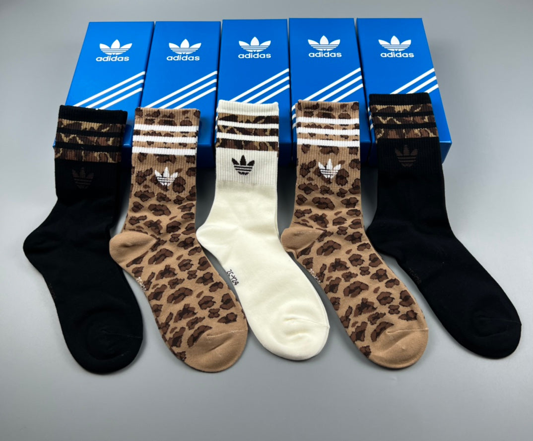 Adidas Cotton Short Socks - 5-Pair Pack