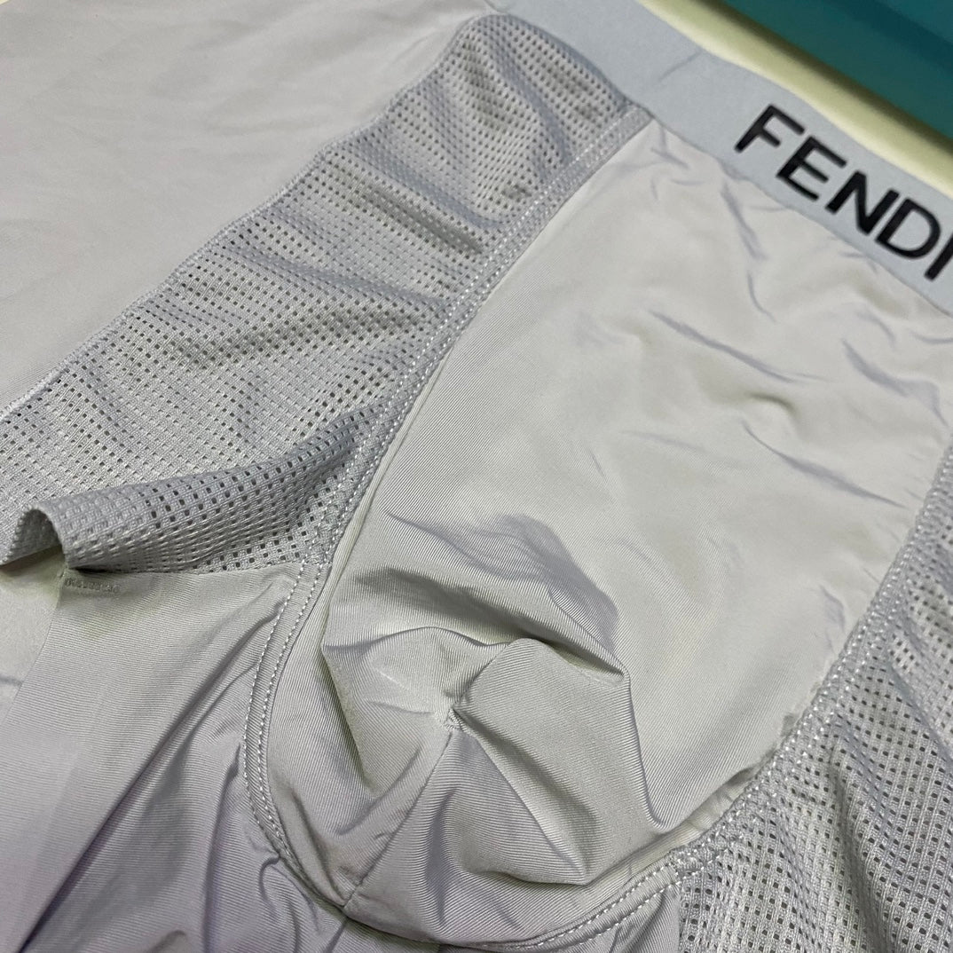 Fendi Logo Waistbands Men's Boxer Briefs - 3-Piece Box