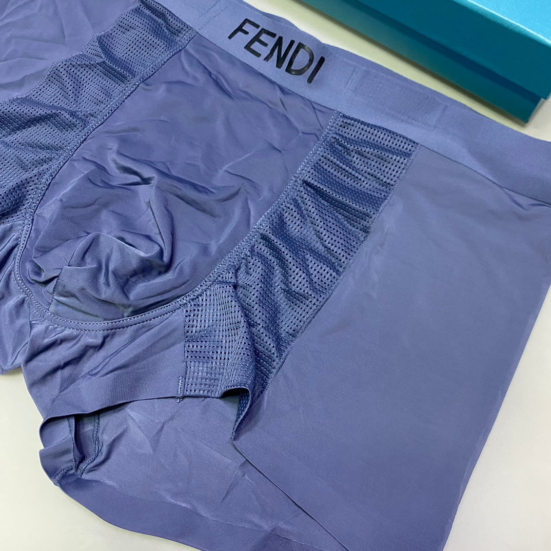 Fendi Logo Waistbands Men's Boxer Briefs - 3-Piece Box