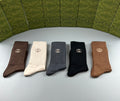 Gucci Red-And-Green Accents Crew Socks - 5-Pair Set