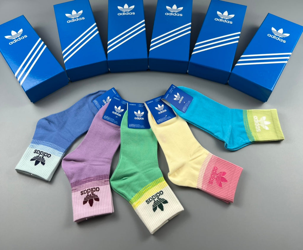 Adidas Cotton Short Socks - 5-Pair Pack