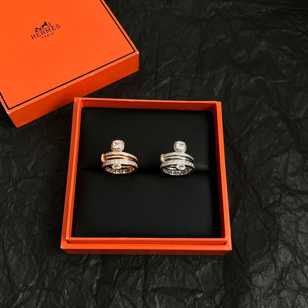 Signature Emblem Statement Ring in Polished Metal-Tone – Design 026 styled product view