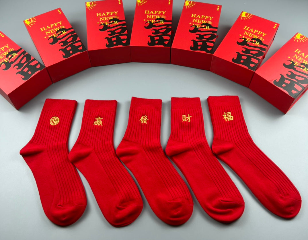 Cotton Crew Socks - 5-Pair Pack