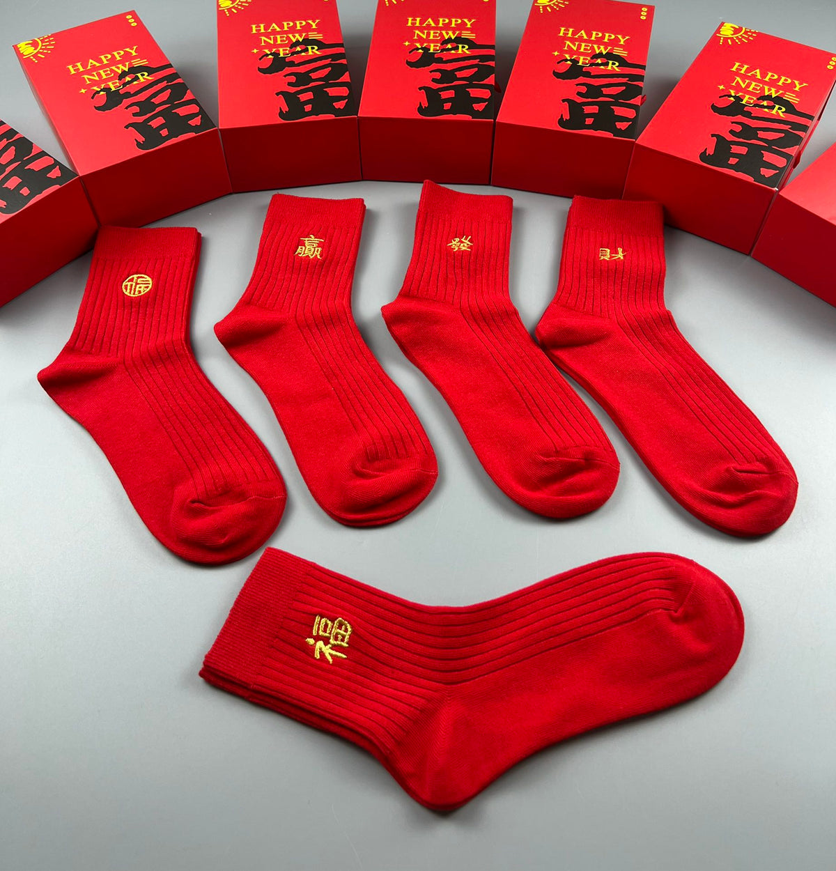 Cotton Crew Socks - 5-Pair Pack