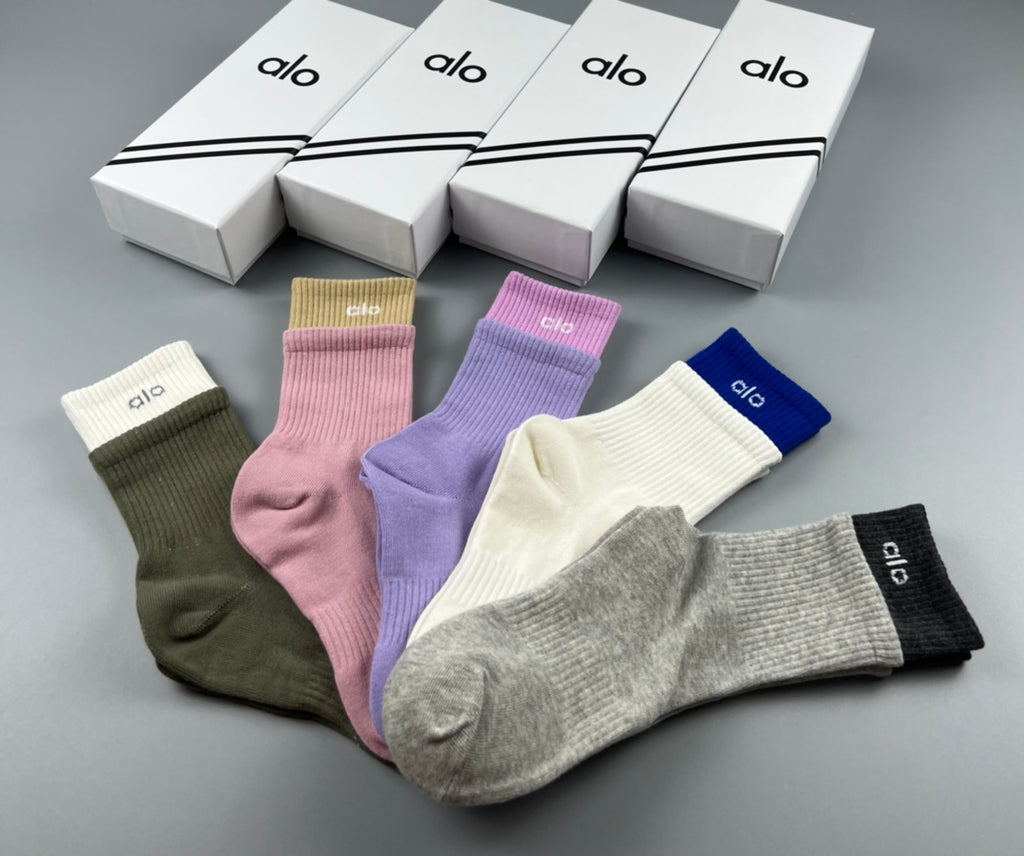 Alo Cotton Crew Socks