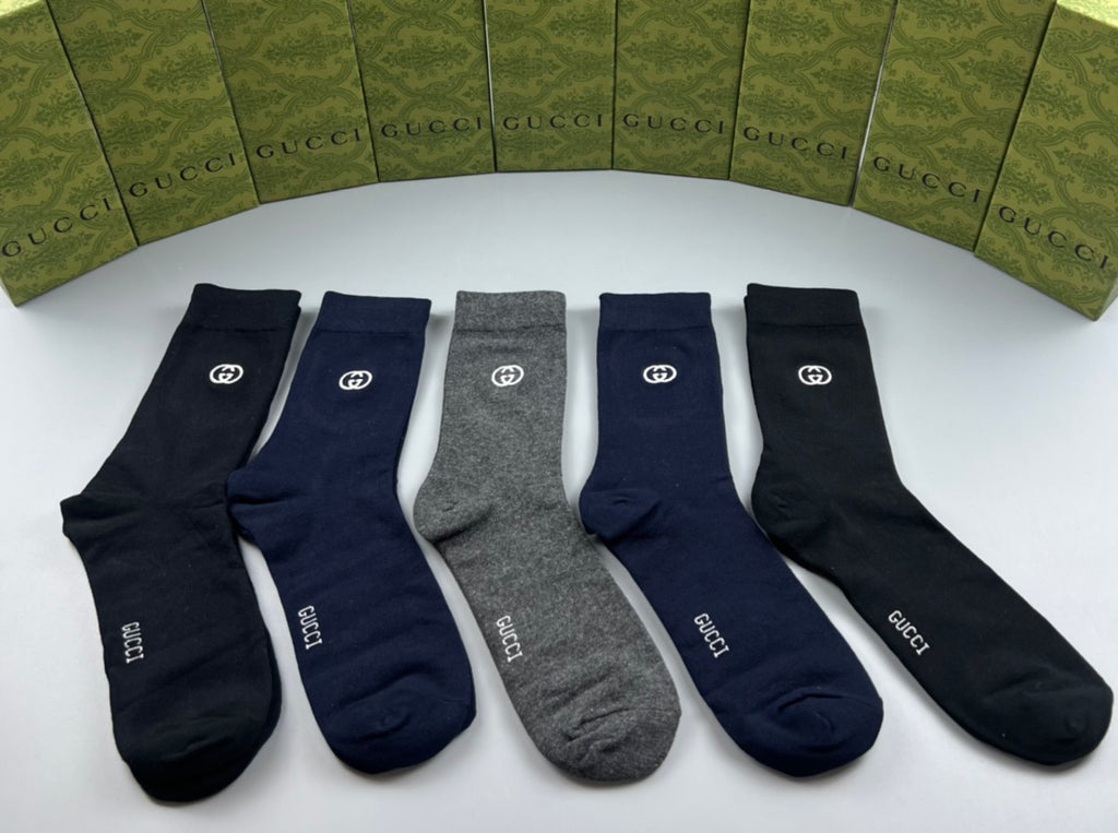 Gucci Cotton Short Socks - 5-Pair Pack