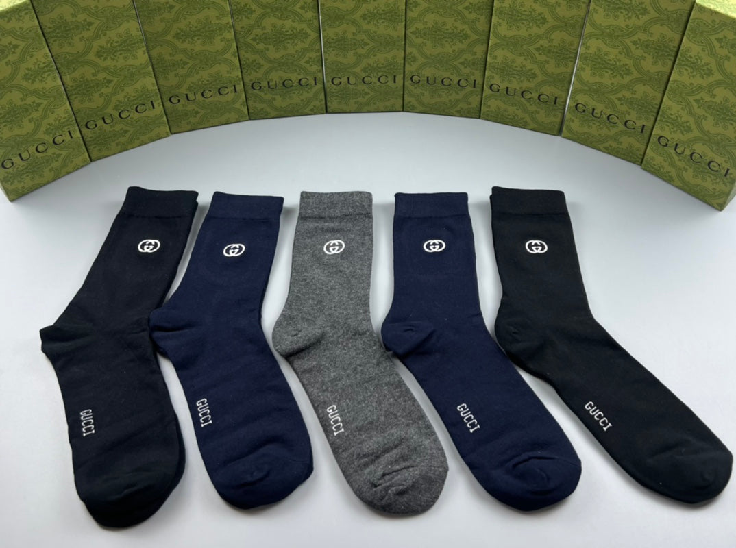 Gucci Cotton Short Socks - 5-Pair Pack