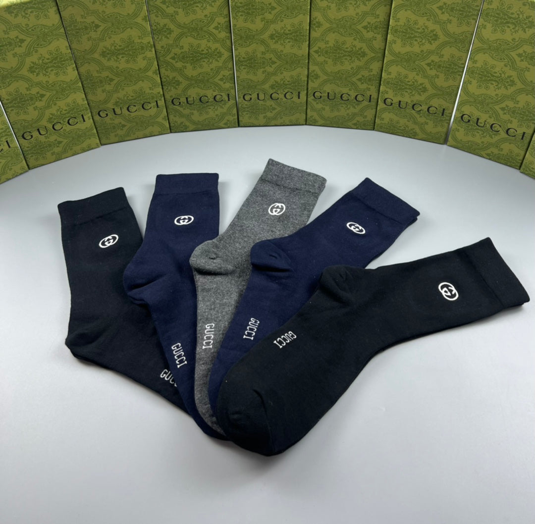 Gucci Cotton Short Socks - 5-Pair Pack