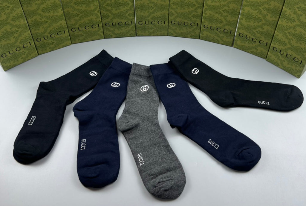 Gucci Cotton Short Socks - 5-Pair Pack