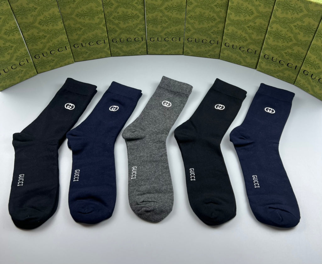 Gucci Cotton Short Socks - 5-Pair Pack